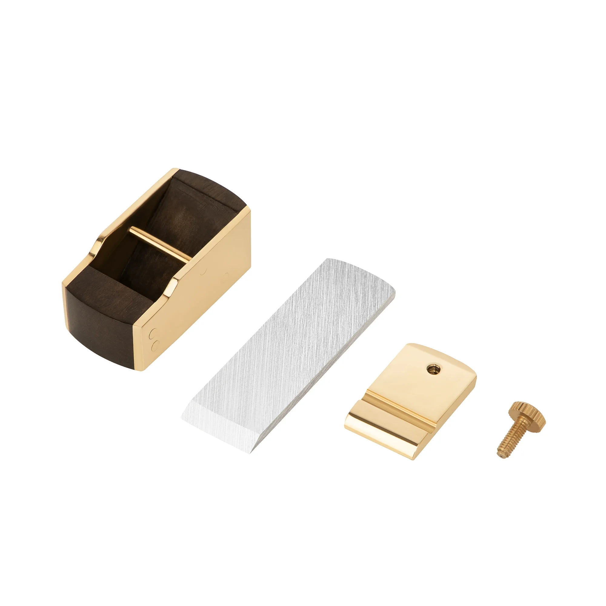 Blackwood Violin Brass Plane Wrap Convex HSS Cutter Blade Guitar Flat Bottom Planes Planer, Woodworking Repair DIY Tools Parts