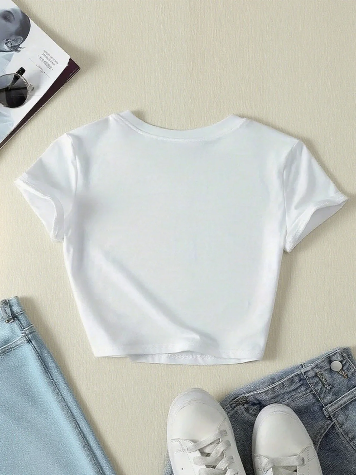 Women's Gaming T-Shirt Compatible for Game Controller Print Round Neck Short Sleeve Top Harajuku Sleeve Casual Aesthetic Clothes
