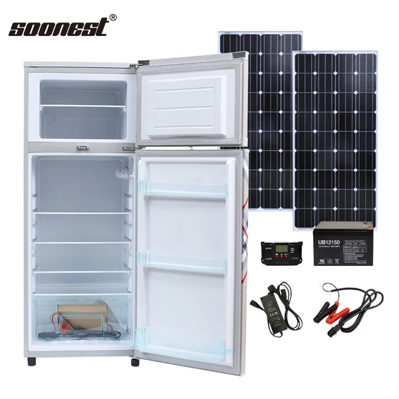 

Solar Fridge Freezer Refrigerator 12V 24V Fridge Caravan Camper Solar Freezer 40L Refrigerator