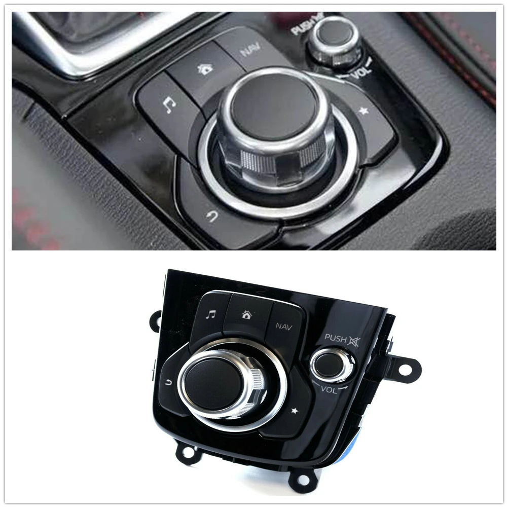 

For Mazda 3 Axela 2014-2016 OEM Front Center Console Control Switch W/ Retainer Clip Function Car B Button Key Knob Replacement