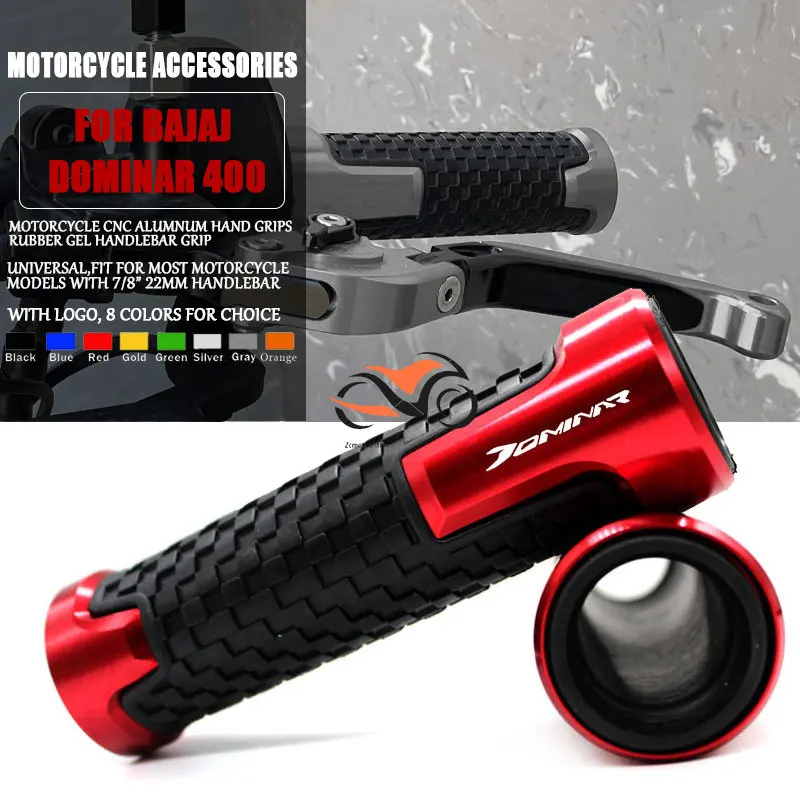 

NEW design 7/8'' 22mm Motorcycle knobs Anti-Skid Handle ends Grips Bar Hand Handlebar For Bajaj Dominar 400