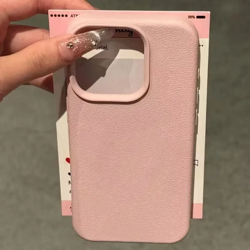 Pink Black Leopard Lichee leather pattern Phone Case For Oppo Realme 15 P3X 14 13 12 11 9 9i C75 C63 C55 C35 C30 Pro Plus 4G 5G
