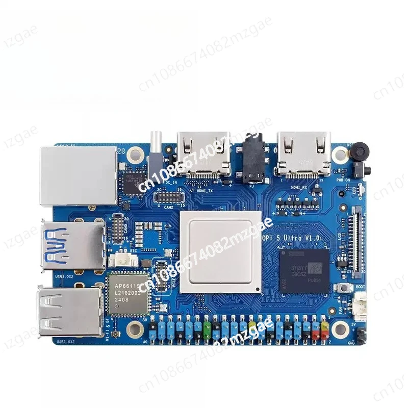 2025 For Pi 5 Ultra 8GB 16GB Rk3588 Ddr5 Single Board Computer Wifi+bt M2 Ssd 6tops Npu Ultra Mini Pc Run