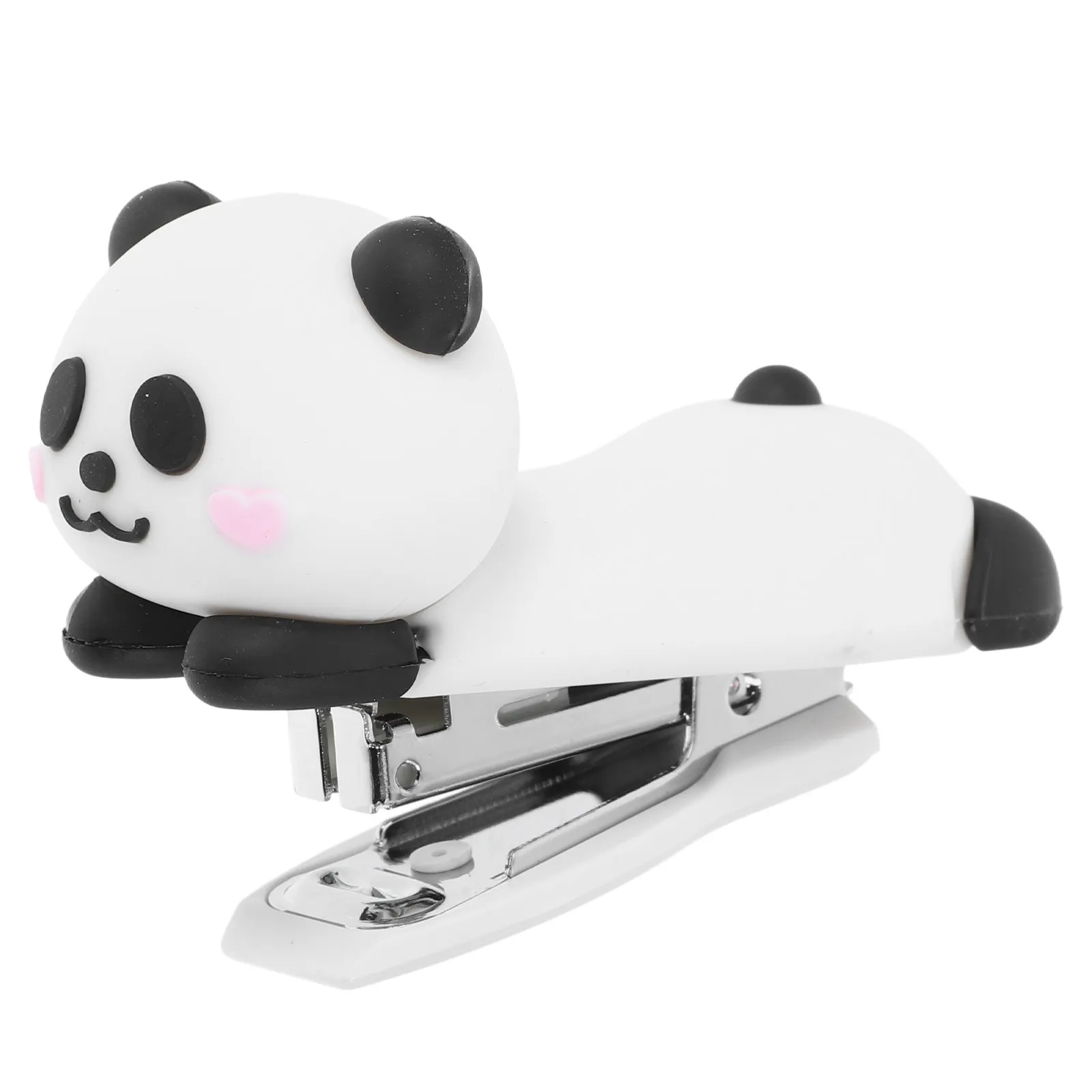 

Mini Cartoon Panda Stapler Efficient 20-Sheet Capacity Stapler Cute Office School Accessory for Girls Boys Desk Stationery Set