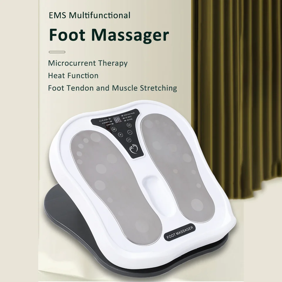 Hot Compress Acupoints Deep Massage Magnet Therapy Feet Massager Ems Foot Massager Calf Tendon Muscle Stretching