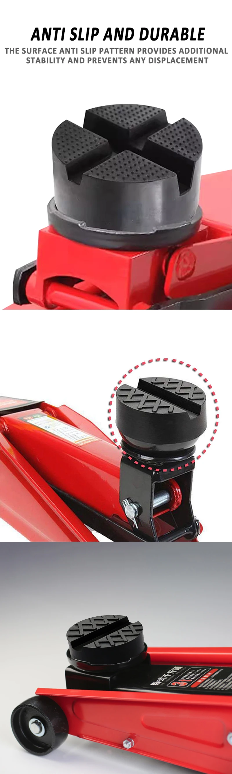 Auto Jack Lift Adapter Unterstützung Pad Gummi Jack Pad Rahmen Schutz Für Pinch Weld Seite Hebe Disk Jacking Disk Pad Werkzeug – Detail 1