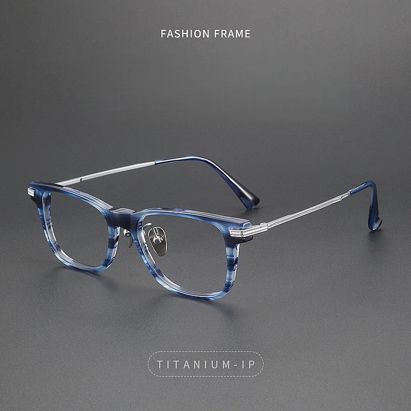 Ultra Light Sheet Eyeglass Frame Retro Square Men's And Women's Eyeglass Frame Titanium Optical Prescription Frame NPM-140