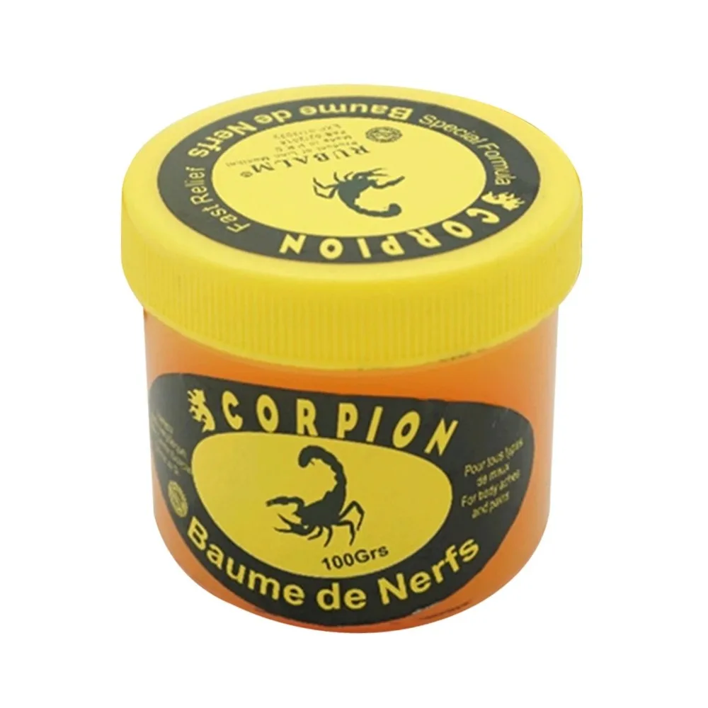 30/60/100ml Ointment Scorpion Peppermint Cream Rheumatism, Low Back Pain, Sciatica, Bruises, Cramps, and Relieves Muscle Fatigue