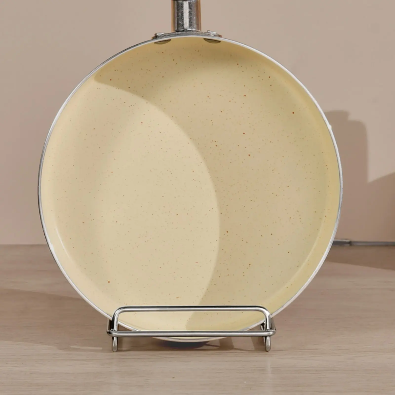 

Stainless Steel Pan Rack Rust-Resistant Cookware Storage Rack Pot and Pan Organizer Sturdy Weighty-Duty for Sink Area