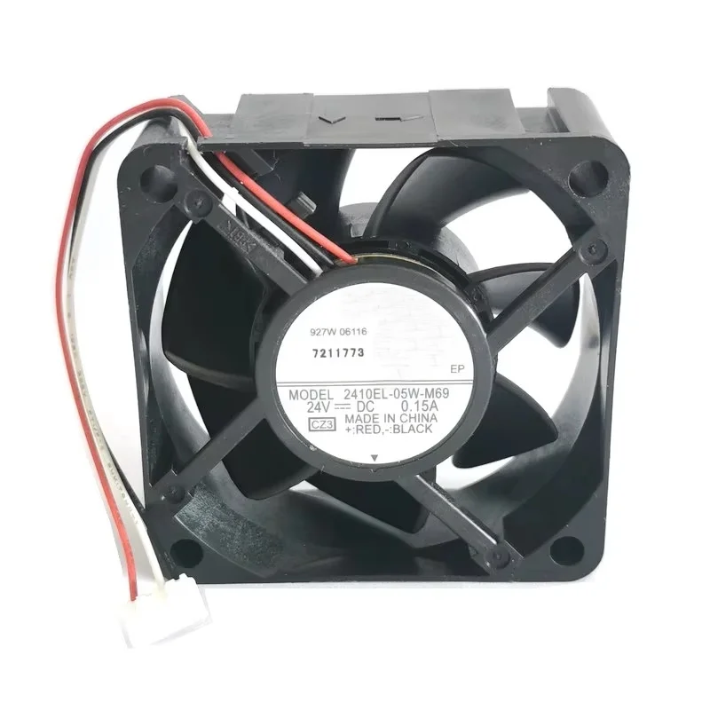 2410EL-05W-M69 DC24V 0.15A 60*60*25MM 6CM Alarm Signal Inverter cooling fan 2410EL-05W-B60 2410EL-05W-M59 2410EL-05W-M50