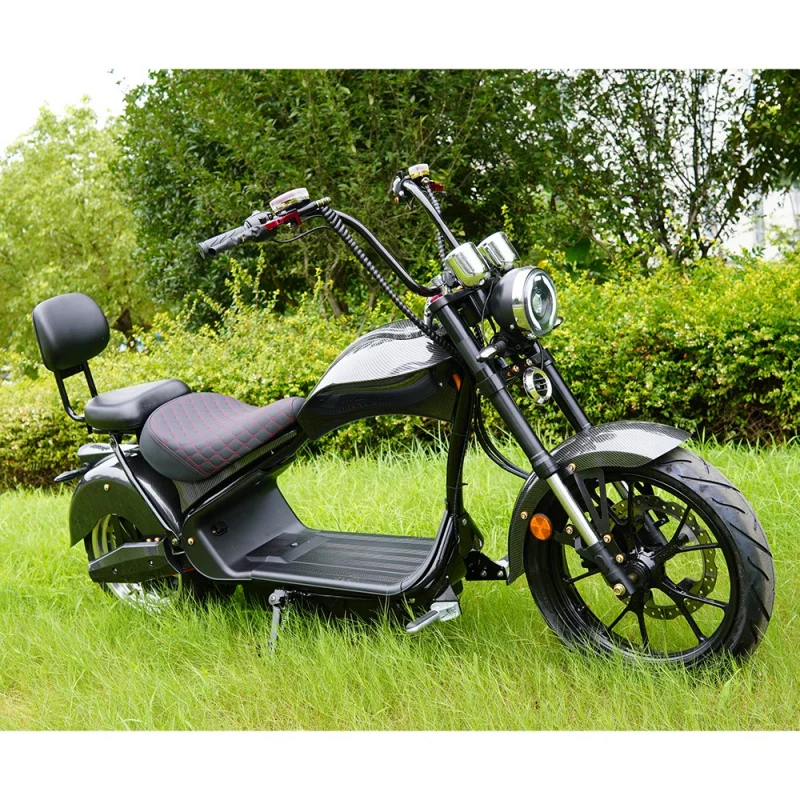 Electric Scooter Vintage Motorcycle 4000W 75km/H Two Seats For Adults Powerful E Chopper EU USA Warehouse