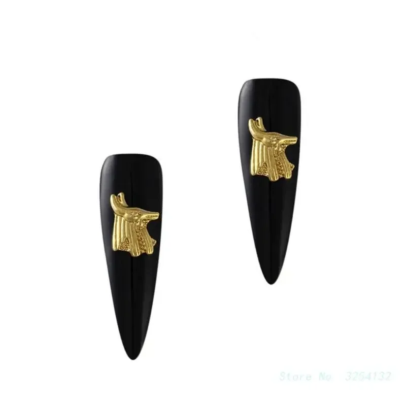 10 Pieces Alloy Art Egypt Art Decorations Art Decorations Accessories for DIY Acrylic Nails image 6