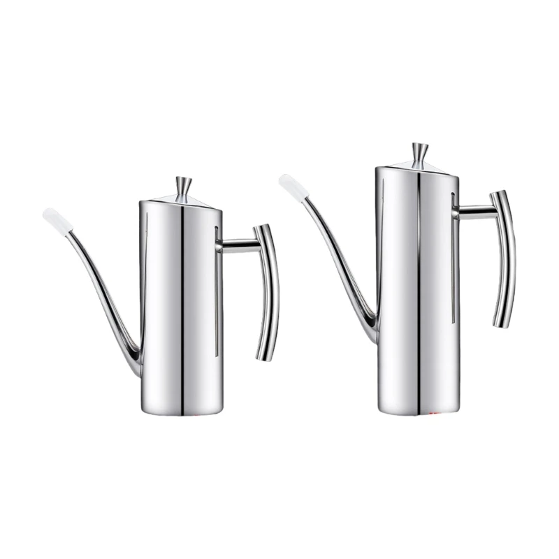 12PD Professional Grades Oil Dispenser Leak Resistant Spout Ergonomic Press Button Operation Durable Nonrust Steel Build