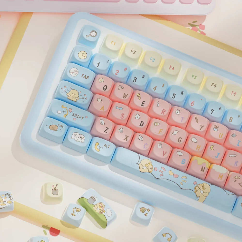 

Find the memory, original theme keycap MCA height, cute girl personality creative keyboard cap