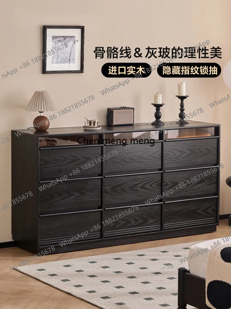 Password lock, bedroom locker, Nordic simple living room wall storage, drawer cabinet can be customized