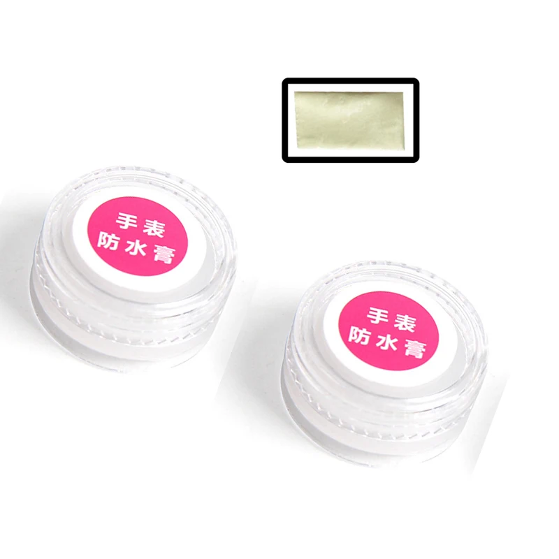 

Watch Waterproof Cream Fit For Watch Glass Watch Back Cover Waterproof Ring Seal Watch Repair Tools Cleaning Cloth Set 3PCS