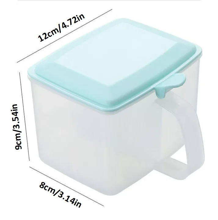Double Compartment Home Seasoning Jar Set - Kitchen Storage Seasoning Box with Compartments for Spices And Salt