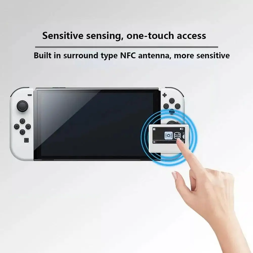 For INFC Pix OLED Smart Simulator Rechargeable HD Unlimited Card Sliding Character Sensing Burner Piano Paint Craft Pixel Toy