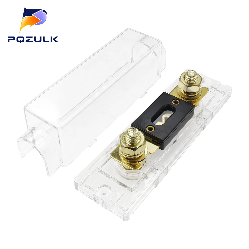 Car Auto Fuse Holder Bolt-on Fuse Automotive Audio Fuse Holders Fusible Link with 40 50 80 100 125 150 250 300 400A Amp