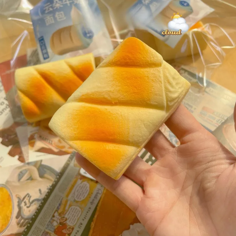 Squishy simulado guimauve assado espremer brinquedo alívio do estresse lento subindo sensorial fidget para ansiedade tdah presente para crianças adultos