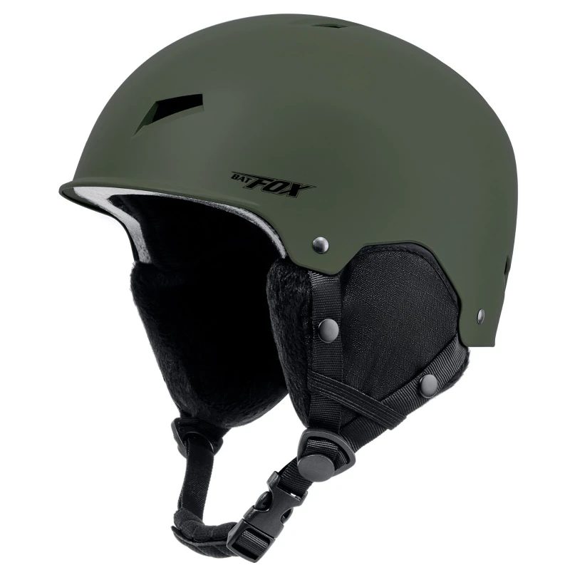 BATFOX-casco de esquí ligero a prueba de golpes para invierno, Snowboard, moto de nieve, patinaje, hombres, mujeres, adolescentes, niños, adultos,