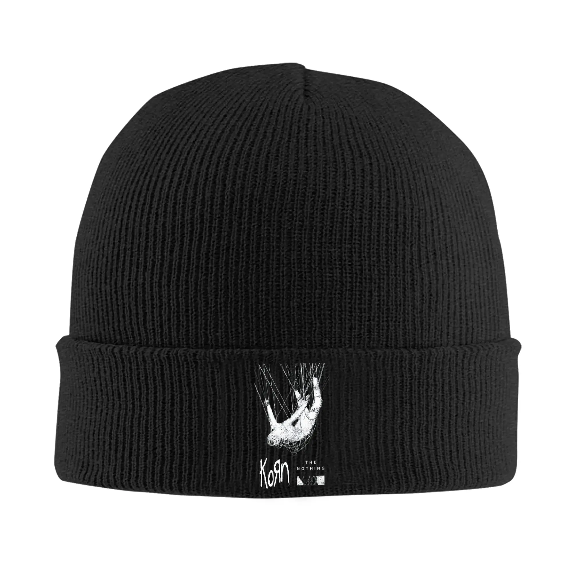 2027 Korns The Nothing Hat Autumn Winter Beanies Fashion Music Rock Caps Men Women Acrylic Knitted Caps