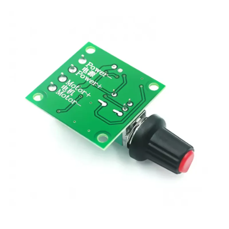 DC 1.8V 3V 5V 6V 12V 2A PWM Motor Speed Controller Low Voltage Motor Speed Controller PWM 0~100% Adjustable Drive Module