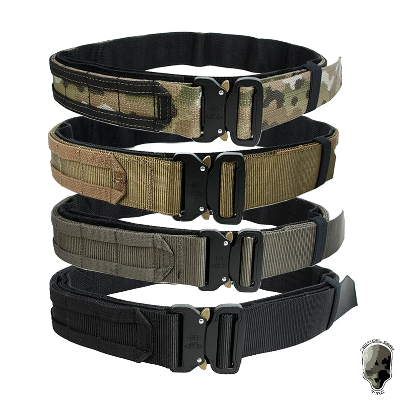 TMC Tactical Belt Combat Quick Release Buckle 1.75 inch MOLLE Airsoft Combat Belt Durable TMC3329