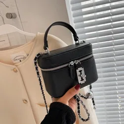 Mini Box borsa a tracolla in pelle PU con manico corto per donna Cute Totes Luxury Brand Summer Shopper Girls Shoulder Handbag