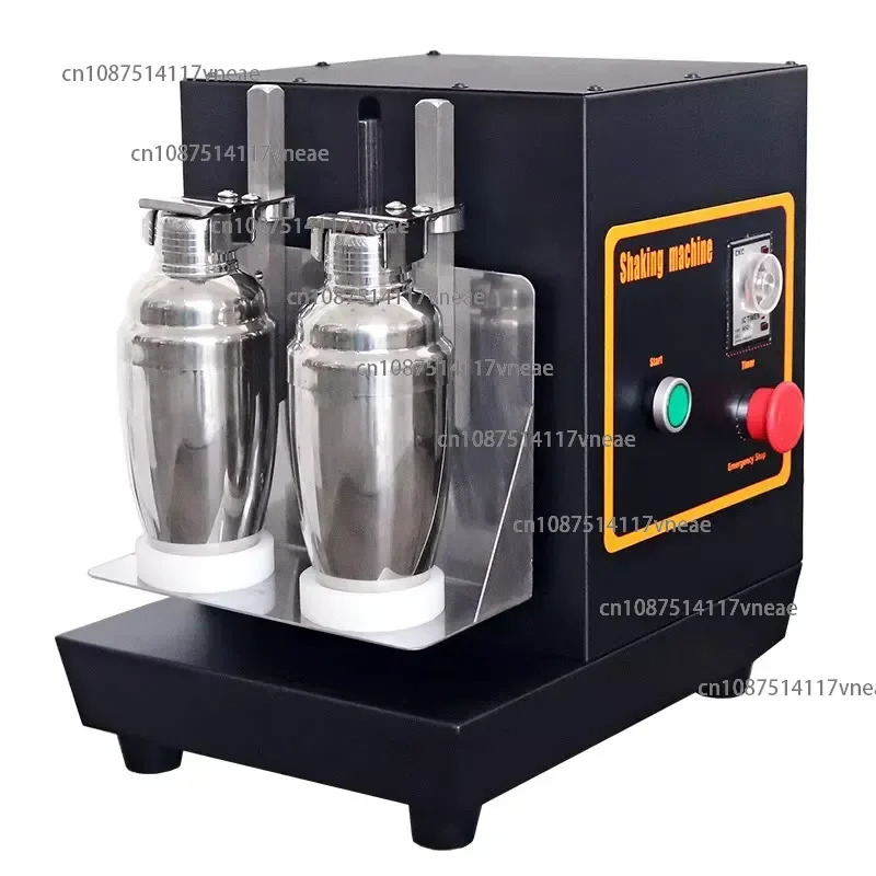 Commercial Double-Head Milk Tea Mixer Shaker Machine Export Version English Manual