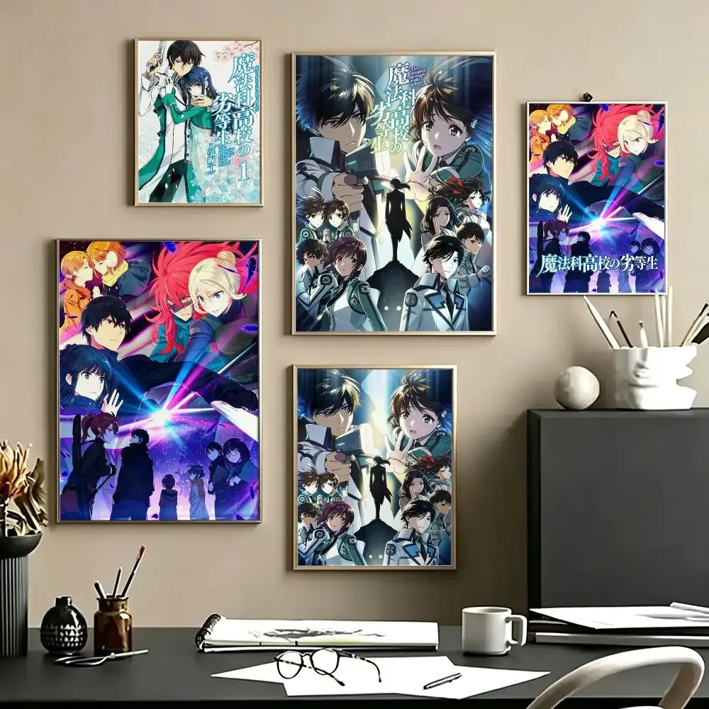 anime The Irregular at Magic High School HD Self Adhesive Waterproof Art Print Wall Decor for Bedroom Living Room Home Gift