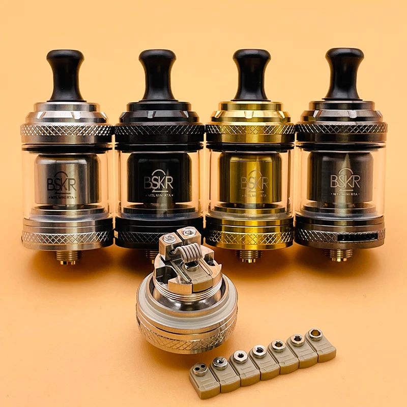 

Испаритель DSX Berserker Mini V2 MTL RTA, перестраиваемый бак, 22 мм, одна катушка, атомайзер для электронных сигарет BSKR MTL RTA