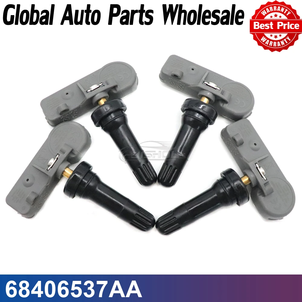 68406537 AA 433Mhz سيارة جديدة TPMS مراقبة ضغط الإطارات الاستشعار ل شاحن دودج تشالينجر دورانجو جيب جراند شيروكي رانجلر