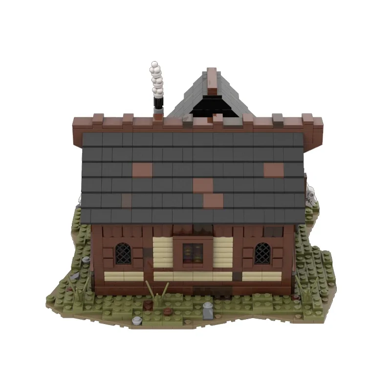 

MOC building block assembly toy Medieval hut model 1404 creative holiday gifts suitable for all architecture enthusiasts