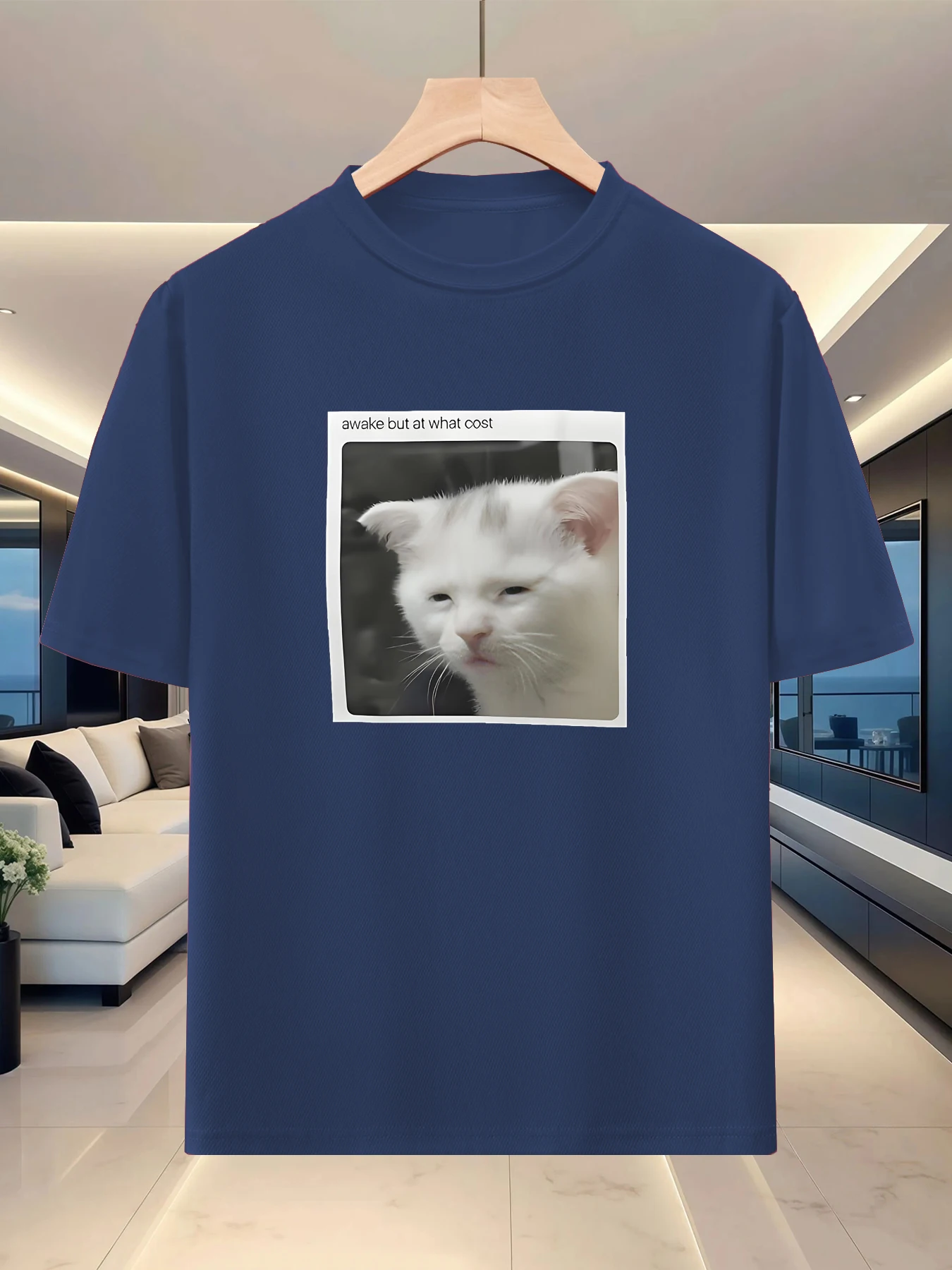 Personalized Art Printed Outline T-shirt for Travel