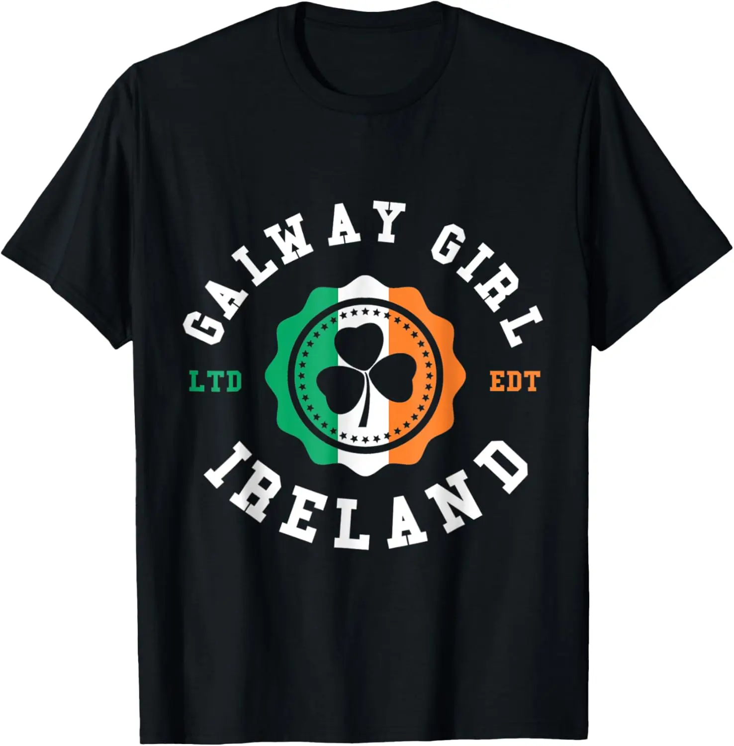 Funny Galway Girl Ireland Shamrock Irish Pride T-Shirt