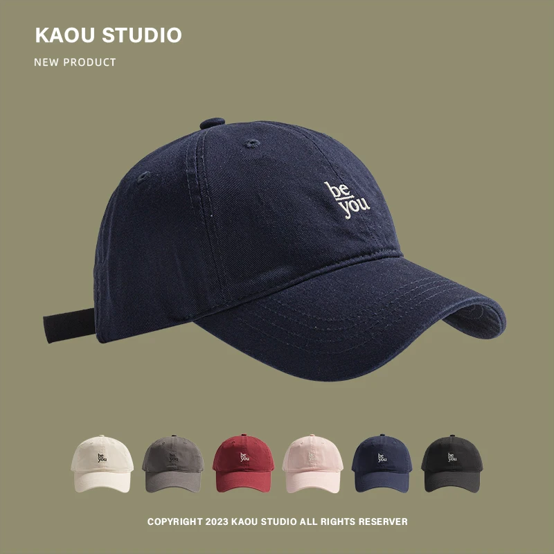 

Soft top cap new versatile four-season travel shopping couple casual baseball cap men