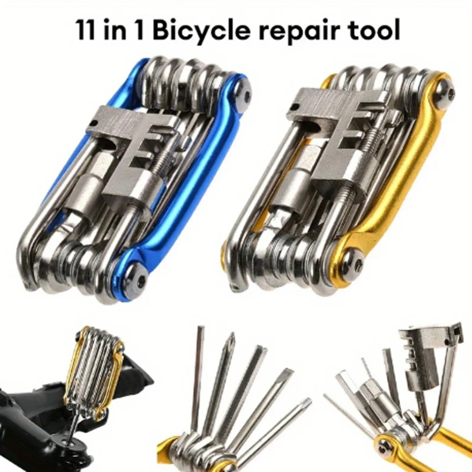 11 In 1 Portable Multifunctional Bike Repair Tool Kit For Outdoor Bicycle Cycling*