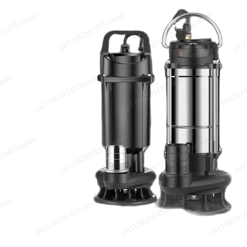 High Efficiency 220V Cutting Impeller Submersible Water Pump For Septic Tank Biogas Tank Drainage & Farm Irrigation Use