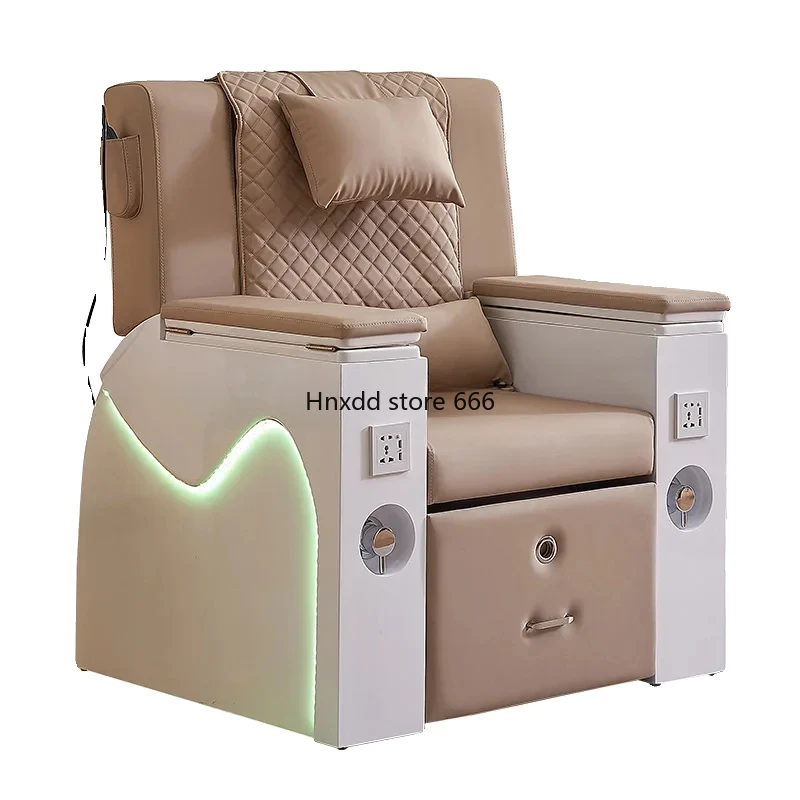 Electric Foot Bath Sofa Pedicure Massage Couch Arm Chair Nail Beauty Eyelash Beauty Electric Recliner