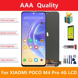 High quality For Xiaomi Poco M4 Pro 4G LCD Display Touch Panel Replacement For Poco M4 Pro 2201117PI 2201117PI 2201117PG Screen