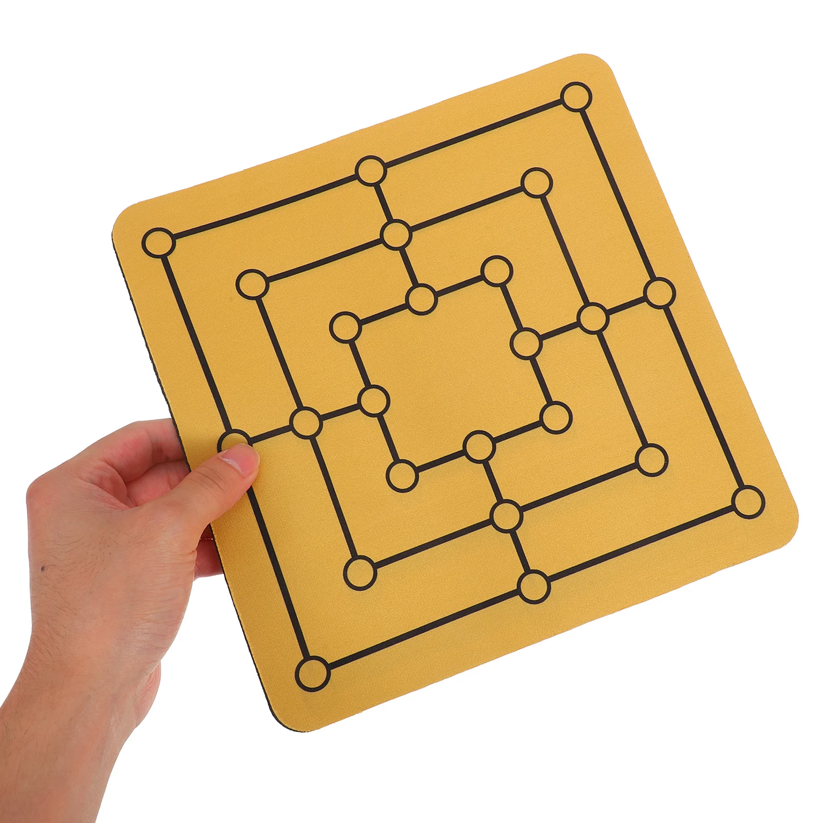 1 ensemble 1 ensemble neuf hommes Morris conseil Portable maison échecs réunion de famille stratégie table divertissement caoutchouc échiquier double