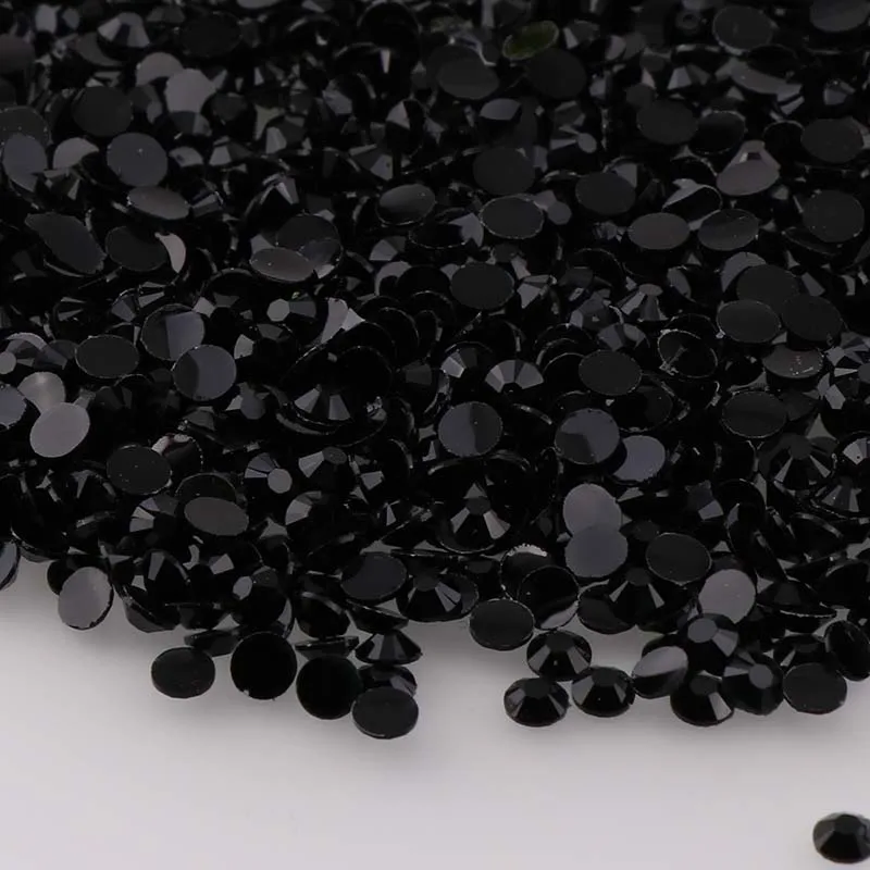 1000 Stück nicht Hot Fix Strasssteine 2/3/4 mm rund Harz Flatback Kristall Strass DIY Nail Art Schmuck Kleidungsstück Dekorationen zum Aufkleben
