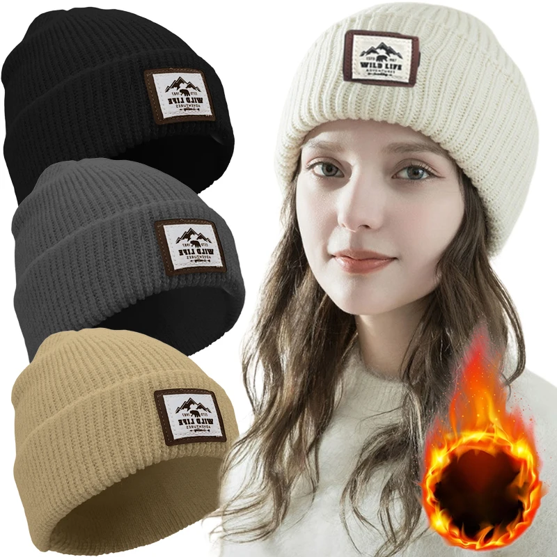 

Outdoor Fleece Sports Hat Fishing Cycling for Men Women Stretch Warm Windproof Winter Camping Hiking Packable Thermal Caps Gifts