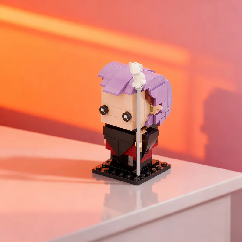 

162pcs MOC Amity Blight The Owl House Brickheadz Model Building Blocks Creative Gift DIY Display Decor Adult Premium Kids Desk