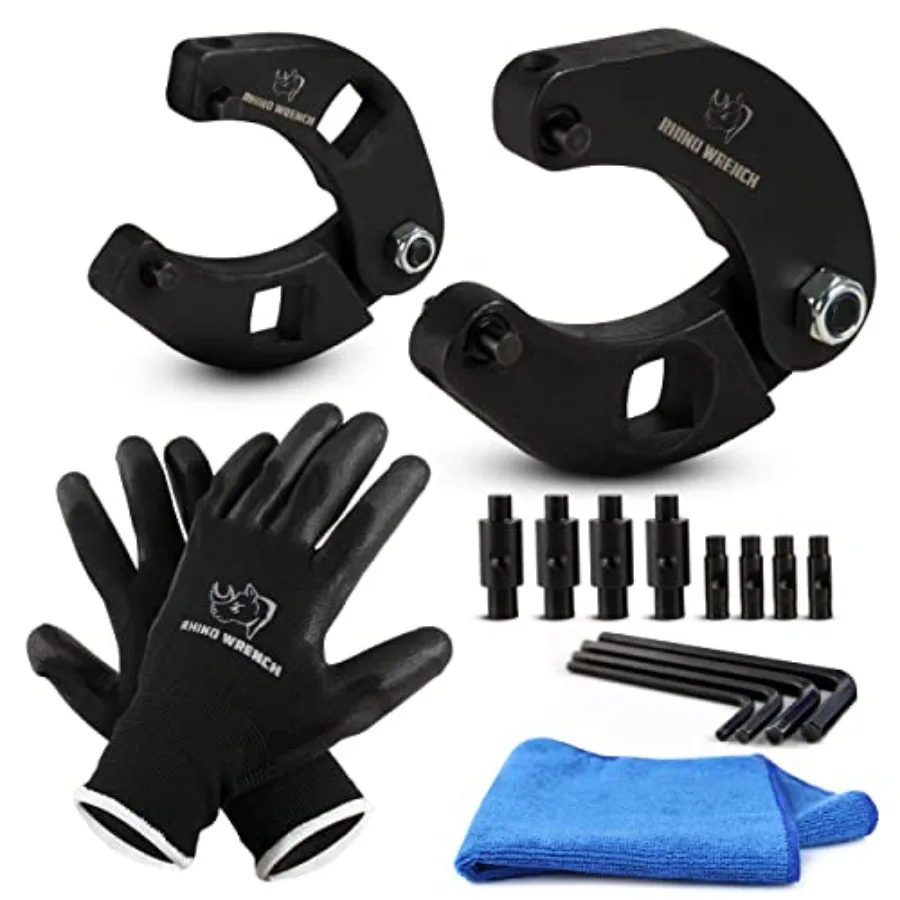 

Набор гидравлических ключей Rhino Gland Nut Wrench (2 шт.) - Регулируемые ключи для гидроцилиндров - В комплекте перчатки из микрофибры