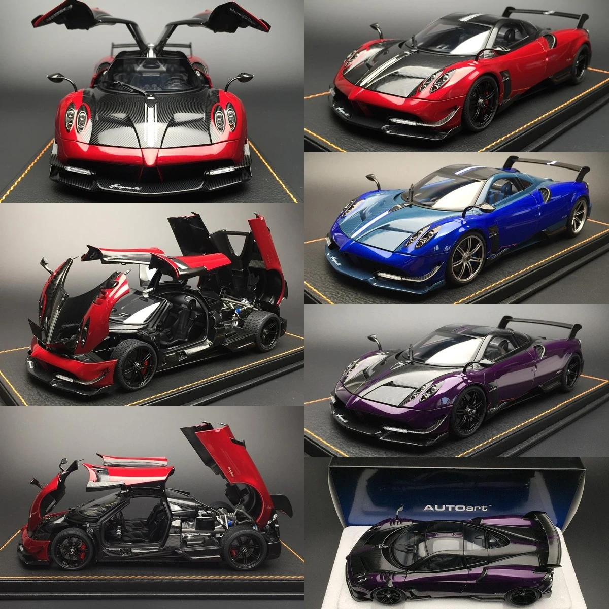 Autoart 1:18 Huayra BC Alloy Full Open Limited Edition Resin Metal Model Ornament Toy Birthday Gift