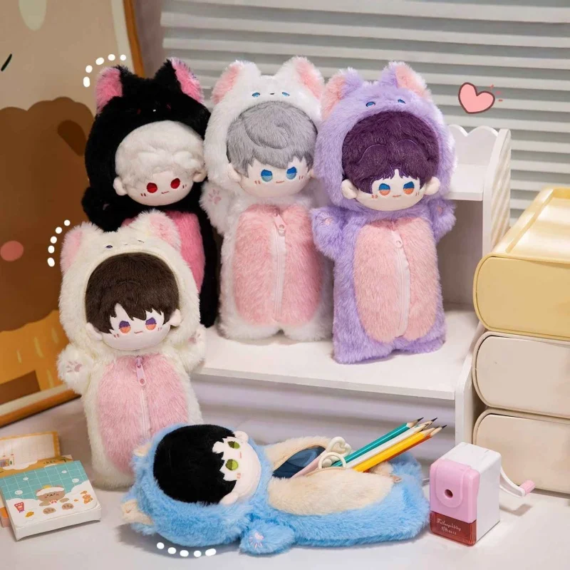 

Love and Deep Space Anime Game Peripheral Characters Rafayel Sylus Caleb Xavier Pen Bag Storage Bag Plush Toy Cute Surprise Gift