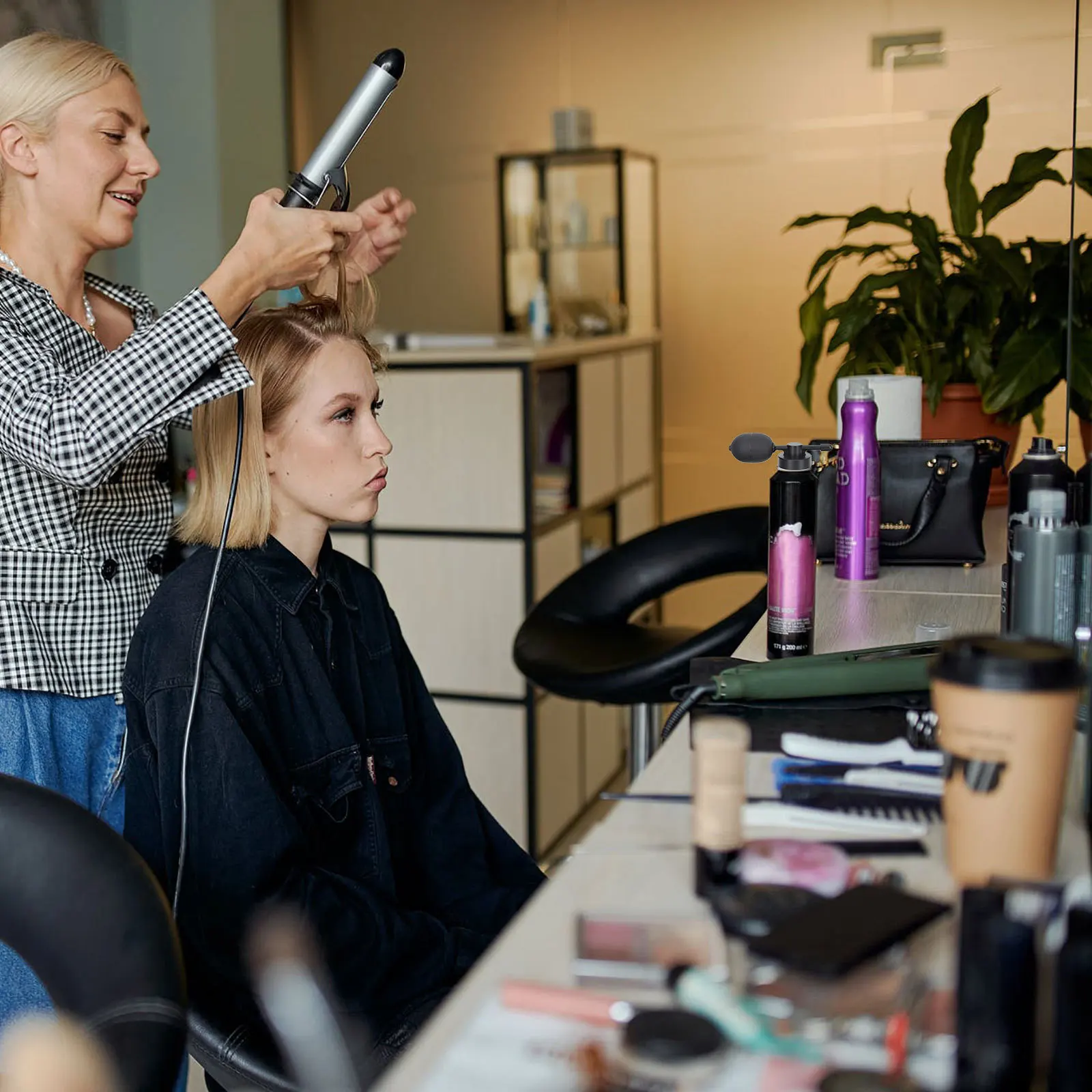 

Hairline Fiber Applicator Spray Hair Thickening Tool for Uniform Fiber Dispersion Hair Loss Tool Barber Supplies