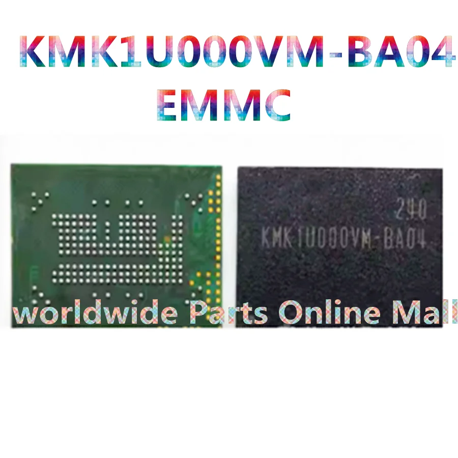 

1pcs-5pcs KMK1U000VM-BA04 is suitable for Samsung emmc 186 ball 64G mobile phone font planting good ball ic